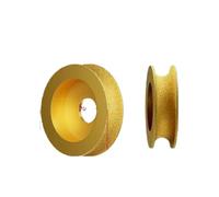 1 Pezzo 20 Mm Foro Dia. 3 Pollici 74 Mm Mola Diamantata Brasata Sotto Vuoto Rotonda Bordo Semi-bullnose Marmo Pietra Bordatura Professionale(1Pcs 15mm)
