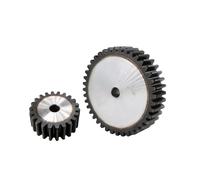 1 pezzo 24 denti ingranaggio diritto senza mozzo, ingranaggio diritto liscio, modulo 2,5, foro 12mm