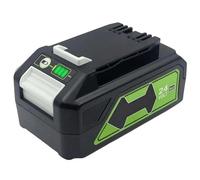 1 Pezzo 24V 6,0Ah 12 Celle Ricaricabile Agli Ioni Di Litio Batteria Di Ricambio Per Utensili Elettrici Compatibile Con Greenworks 29842 29852 29322 21342 BAG711 BAG708