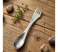 1 pezzo/2pcs Set di Posate 3-In-1 Combinazione Forchetta Cucchiaio Coltello Utensili da Viaggio Cucchiaio Forchetta Tagliacarne Per Viaggi Campeggio Escursionismo Picnic Acciaio inossidabile
