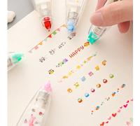 1 pezzo/3 pezzi/4 pezzi Varie scelte di motivi carini e vivaci, che raffigurano l'arte della vita, penne con decorazioni in pizzo ti portano nel raffinato mondo della scrittura! Ogni tratto è un umore