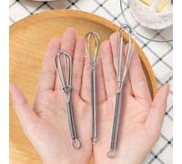 1 pezzo/3 pezzi (S+M+L) Mini frusta per uova in acciaio inox, frusta per uova classica per la cucina L,M,S,3 pezzi-S+M+LAcciaio inossidabile