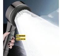 1 pezzo/3 pezzi Soffione doccia ad alta pressione, soffione doccia filtrato per bagno con funzione di massaggio, doccetta a mano con tubo flessibile da 1,5 m e supporto in ABS, set di accessori per il