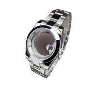 1 pezzo 36mm/39mm NH35 DJ cassa in acciaio inossidabile vetro zaffiro SK Mod parti di ricambio adatte for movimento NH36 orologio(39mm Flat MT,Glock Clasp)