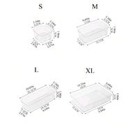 1 pezzo/4/5/6 pezzi Organizer per cassetti in acrilico trasparente, soluzione di stoccaggio cosmetico elegante per la decorazione della casa, accessori da camera da letto chic, decorazioni autunnali, 