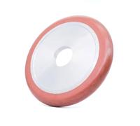 1 Pezzo 4 IH Resina Bond Diamante Fluting Wheel per Pietra Abrasiva Lucidatura di Lavelli R6 12mm Spessore Disco Levigante, Grana 1500