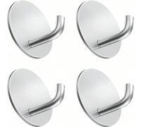 1 pezzo/4 pezzi/10 pezzi Ganci da parete adesivi resistenti - Stile casual, facili da installare senza forare, ganci pratici adatti per cucina e bagno, possono essere utilizzati per articoli per la co