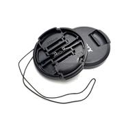 1 pezzo 40,5-82 mm, compatibile con Sony, 40,5 mm 49 mm 55 mm 52 mm 58 mm 67 mm 72 mm 77 mm 82 mm SLR Camera Lens Center Pinch Snap-on Cap Cover(52mm)
