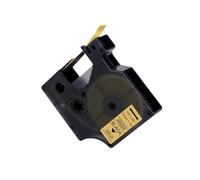 1 pezzo 45013 40913 43613 Nastro per etichette 6 9 12mm 45010 45016 45018 Compatibile con l'etichettatrice D1 LabelManager 160 280(Black on Gold)