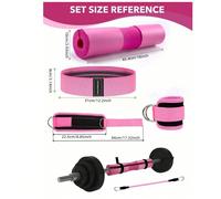 1 pezzo/5 pezzi Set di imbottiture per bilanciere, include cinghie e fermagli, protezione per spalle e collo in schiuma, adatto per hip thrust, squat e sollevamento pesi - Accessorio fitness unisex sp