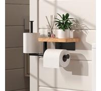 1 pezzo/5 pezzi Set organizzatore di accessori da bagno - Mensola, Portasalviette ad anello, Portasciugamani, Portaspazzolino - Ottimo per casa, appartamento e hotel - Mantieni il bagno in ordine senz