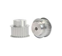 1 pezzo 5M-BF Type 48 Denti Puleggia di sincronizzazione in lega di alluminio con boss a gradini, larghezza della scanalatura 16mm, Foro 18mm, Canale chiave 6x2.8mm