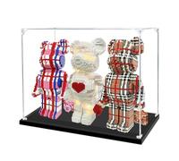 1 pezzo 70x30x40cm Vetrina Acrilica Trasparente Antipolvere 3mm, Una Grande Display Box Per Lego Modello POP Mart Labubu 400% Bambole