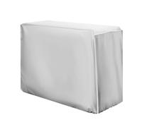1 pezzo 80 * 28 * 54CM copertura per condizionatore d'aria esterna, copertura protettiva per unità esterna del condizionatore d'aria, antipolvere, impermeabile, antiruggine e antietà (argento)
