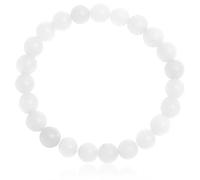 1 pezzo 8mm 7A bracciale di agata bianca naturale, bracciale di agata bianca naturale, bracciale di perline regolabile