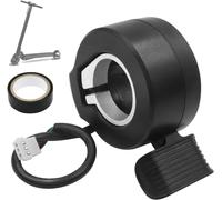 1 Pezzo Acceleratore Monopattino Elettrico, Plastica Scooter Acceleratore Acceleratore per Scooter Elettrico Adatto per la Maggior Parte dei Modelli di Scooter(Nero)