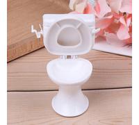 1 pezzo Accessori per bambole, mobile da bagno vintage in miniatura per casa delle bambole, giocattolo a forma di water, mobile in miniatura per casa delle bambole, letto per bambole, vasino, accessor