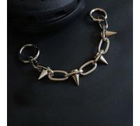 1 pezzo Accessori per scarpe sportive/con fori, fibbia per scarpe dal look punk e dark, catena metallica per scarpe dallo stile hip-hop europeo e americano Geometrico,Lettere,Stampa CasualeLega di zin