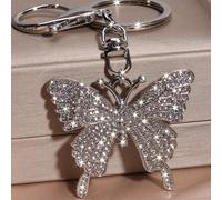 1 pezzo Accessorio elegante in lega di zinco con design a farfalla, decorato con strass, adatto per feste, Ognissanti, Festa dell'Insegnante e altre occasioni, può essere utilizzato anche come ciondol