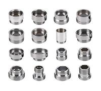 1 Pezzo Adattatore Aeratore Del Rubinetto In Ottone Cromato Maschio/Femmina M22 M24 G1/2" 3/4" Raccordi Per Tubi Accessori Per Purificatori D'Acqua M16 18 20 28(M DN20-M22)
