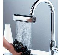 1 pezzo Adattatore multifunzione per rubinetto, adatto per rubinetti di lavandini da bagno e cucina, parti di ricambio, essenziale per la casa + 5 pezzi Adattatori per rubinetti Tagli UnicaABS