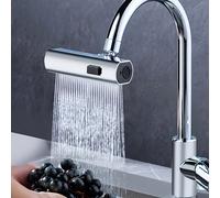 1 pezzo Adattatore multifunzione per rubinetto, adatto per rubinetti di lavandini da bagno e cucina, parti di ricambio, essenziale per la casa + 5 pezzi Adattatori per rubinetti Tagli UnicaABS