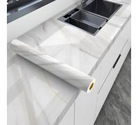 1 pezzo Adesivo da cucina in PVC, adesivo per rinnovo parete impermeabile con motivo marmorizzato moderno per cucina, adesivi, decalcomanie da parete, decalcomanie in vinile per decorazioni domestiche
