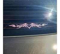 1 pezzo Adesivo per paraurti e posteriore con ali a forma di cuore per auto, Adesivo carino in vinile Y2K per auto e camion Grande,Piccolo,Extra grandePolicloruri di vinile