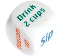 1 PEZZO Adult Drinking Party Gioco di dadi Giocare a bere Vino Giochi di dadi Gioco d'azzardo Bevande Decision maker per bar Pub Bomboniere per matrimoniProfessionale e alla moda