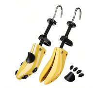 1 pezzo Albero per scarpe professionali, regolabile in lunghezza e larghezza, stiratore per scarpe, stivali, sneaker, scarpe con tacco per uomo e donna Codice S,Taglia LColore unicoABS
