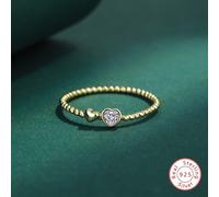 1 pezzo Anello a doppio cuore in argento sterling 925 per donna, anelli sottili, anelli per il pollice, gioielli fini, regalo per matrimonio, fidanzamento, nozze, San Valentino 7,5,9,6,8Argento 925