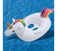 1 pezzo Anello di nuoto gonfiabile a forma di animale dei cartoni animati con ali e poggiatesta, giocattolo galleggiante Tagli UnicaPolicloruri di vinile