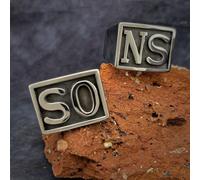 1 pezzo Anello hip hop in acciaio inossidabile SO NS, design alla moda unisex, ottimo regalo per amici, papà, colleghi 7,9,11,13,8,10,12Acciaio inossidabile