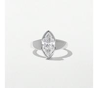 1 pezzo Anello in argento sterling 925 elegante ed equisito con zirconia cubica a forma di occhio, unico e sofisticato, perfetto per feste e balli delle donne, anche un regalo anniversario ideale per 