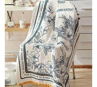 1 pezzo Asciugamano da bagno in stile bohémien, morbido e assorbente, amichevole per la pelle, adatto per uso domestico di coppie, asciugatura rapida, grande asciugamano/coperta/plaid, adatto per il b