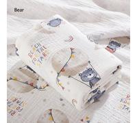 1 pezzo Asciugamano per neonato da swaddle, asciugamano da bagno, in tessuto crêpe, morbido e delicato sulla pelle, un regalo d'amore per San Valentino Tagli UnicaAnimale,LettereTessuto