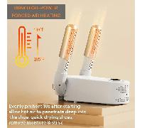 1 pezzo Asciugatore di scarpe rapido e deodorante, deodorante portatile ad asciugatura rapida, asciugatore di scarpe per la casa, con circolazione di aria calda, asciugatore per scarpe e calze, adatto