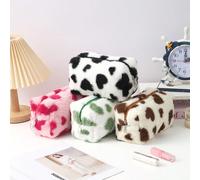 1 pezzo Astuccio per matite con motivo a pillo, borsa portaoggetti per cancelleria a forma di cuore, articoli di prima necessità per la scrivania 'ufficio, per scuola, regali per il ritorno a scuola n