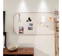 1 pezzo Bacheca pensile in feltro spesso in stile nordico (40 x 80 cm), adesiva senza danni per parete, pannello multifunzione per decorazione ufficio/camera, esposizione di gioielli + appunti rimovib