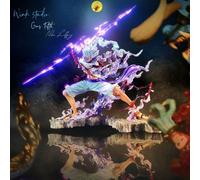 1 pezzo Bambola anime One Piece Luffy, Statua modello Luffy Quinta Marcia Nika, Figura d'azione Luffy Trasformazione, Super Collezione Figura d'azione anime, Regalo di Ognissanti e Natale Tagli UnicaA