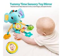 1 pezzo Bambola appesa al passeggino in peluche colorato, sonaglino e dentarello, perline di colore casuale, adatto come regalo per neonati volpe,ape,Farfalla,coniglio dalle orecchie multiple,elefante