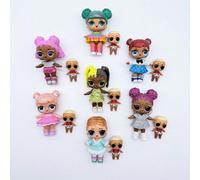 1 pezzo Bambola LOL Surprise casuale da 8cm e 1 pezzo Bambola Mini, giocattoli da collezione rari, giocattoli modello realistici, regalo di Natale/compleanno, regalo creativo fai-da-te per amici 1 bam