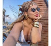1 pezzo Bandana da donna con stampa paisley boho fashion, sciarpa/scialle casual versatile per primavera/estate, adatta per uso quotidiano e uscite, regalo Tagli UnicaColore unicoTessuto