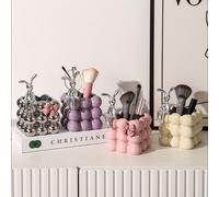 1 Pezzo Barattolo Per Stoccaggio Con Forma Di Strumenti Di Bellezza Per Cosmetici & Penne & Pettini & Pennelli Per Trucco, Stile Ins, Regalo Di San Valentino A,B,C,DFumetto,RitrattoPorcellana