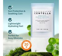 1 pezzo Barretta solare portatile da 20g, ad alta protezione SPF, a base d'acqua con acido ialuronico del Madagascar e acqua di Centella Asiatica, SPF50+ PA++++, adatta a tutti i tipi di pelle