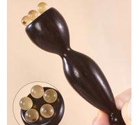 1 pezzo Bastone crema per gli occhi in legno di sandalo viola, bastone crema viso, massaggio agli occhi con semi di loto e legno di sandalo vero, cura degli occhi con agopressione per il rilassamento