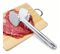 1 pezzo Batticarne, Batticarne in acciaio inossidabile per battere manzo, bistecca, pollo, maiale, utensile da cucina Piccolo martello da carne quadrato,Martello per carne a testa quadrata grande,Mart