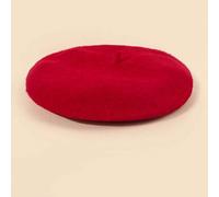 1 pezzo Berretto basco unisex per bambini, stile Y2K, colore tinta unita, leggero e traspirante, alla moda, adatto per uso casual quotidiano Tagli Unica,8-12Y,6-10Y,3-8 anniColore unicoTessuto