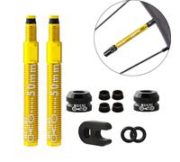 1 pezzo Bici Tubeless Presta Valvola Stelo per Cerchi Steli in Lega Valvole