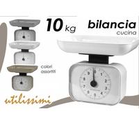 1 Pezzo Bilancia da Cucina Meccanica con Piatto Max 10 kg 3 Colori